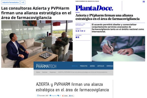 PVpharm and Azierta agrees on a strategic alliance in Pharmacovigilance