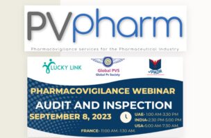 Pharmacovigilance Webinar – Audit and Inspection (8 September 2023)