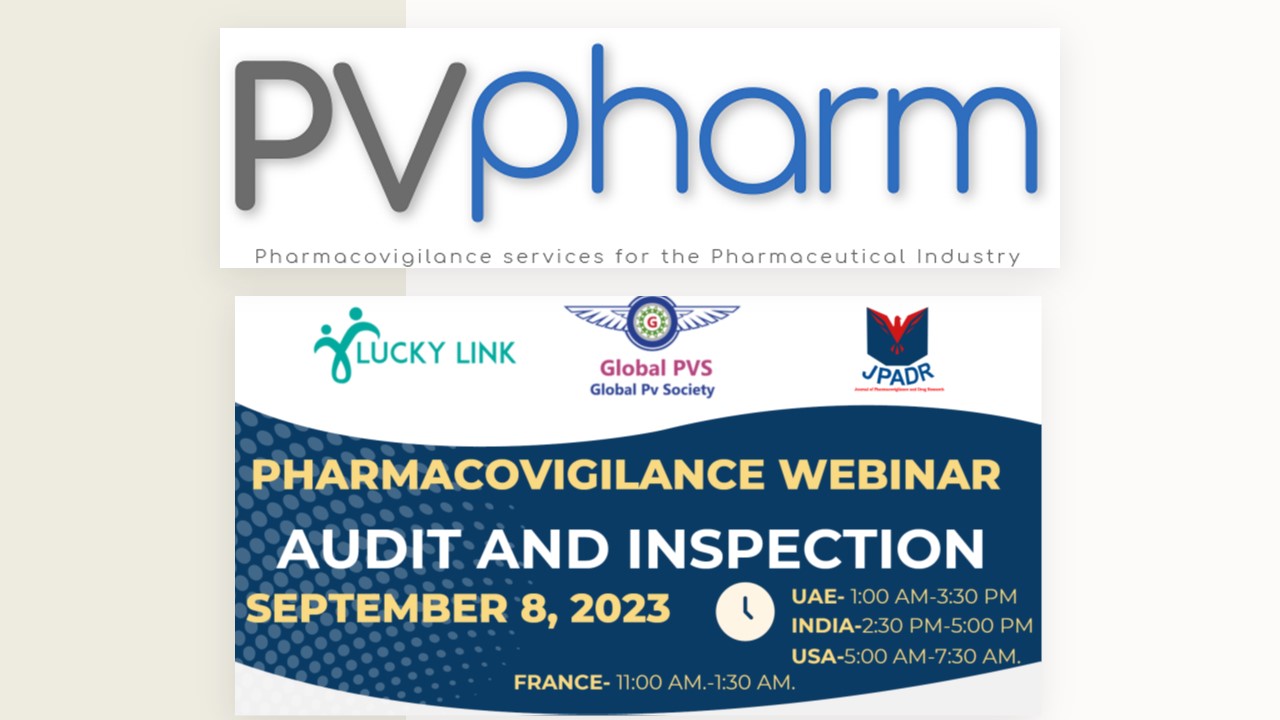 You are currently viewing Pharmacovigilance Webinar – Audit and Inspection (8 September 2023)