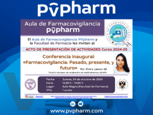 Read more about the article Acto de presentación de actividades del Aula de Farmacovigilancia PVpharm – UGR – Curso 2024/25