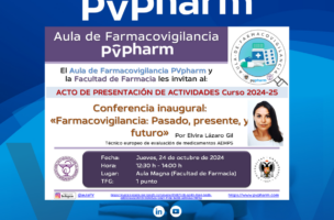 Acto de presentación de actividades del Aula de Farmacovigilancia PVpharm – UGR – Curso 2024/25