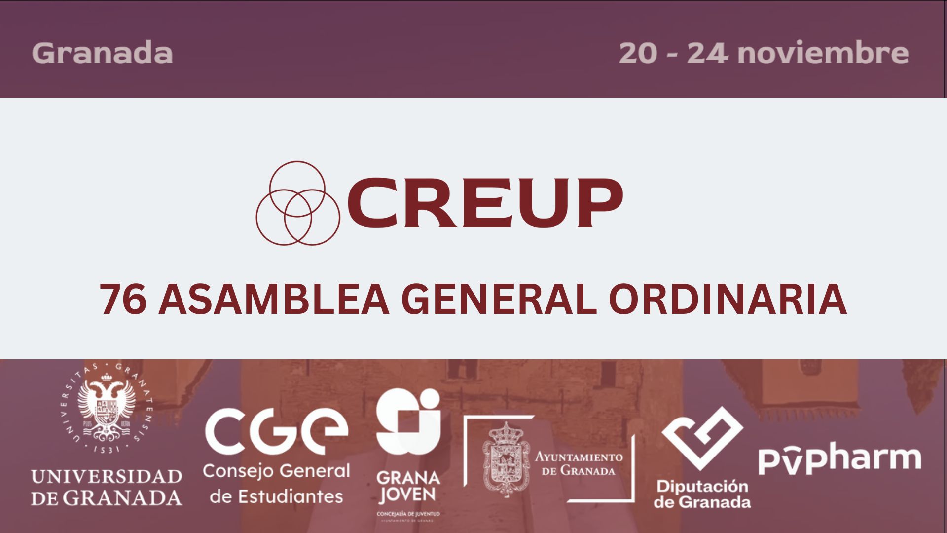 You are currently viewing PVpharm Sponsors The 76th CREUP Assembly: This Year In Granada